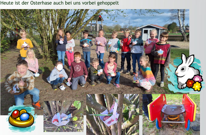 Heute ist der Osterhase auch bei uns vorbei gehoppelt